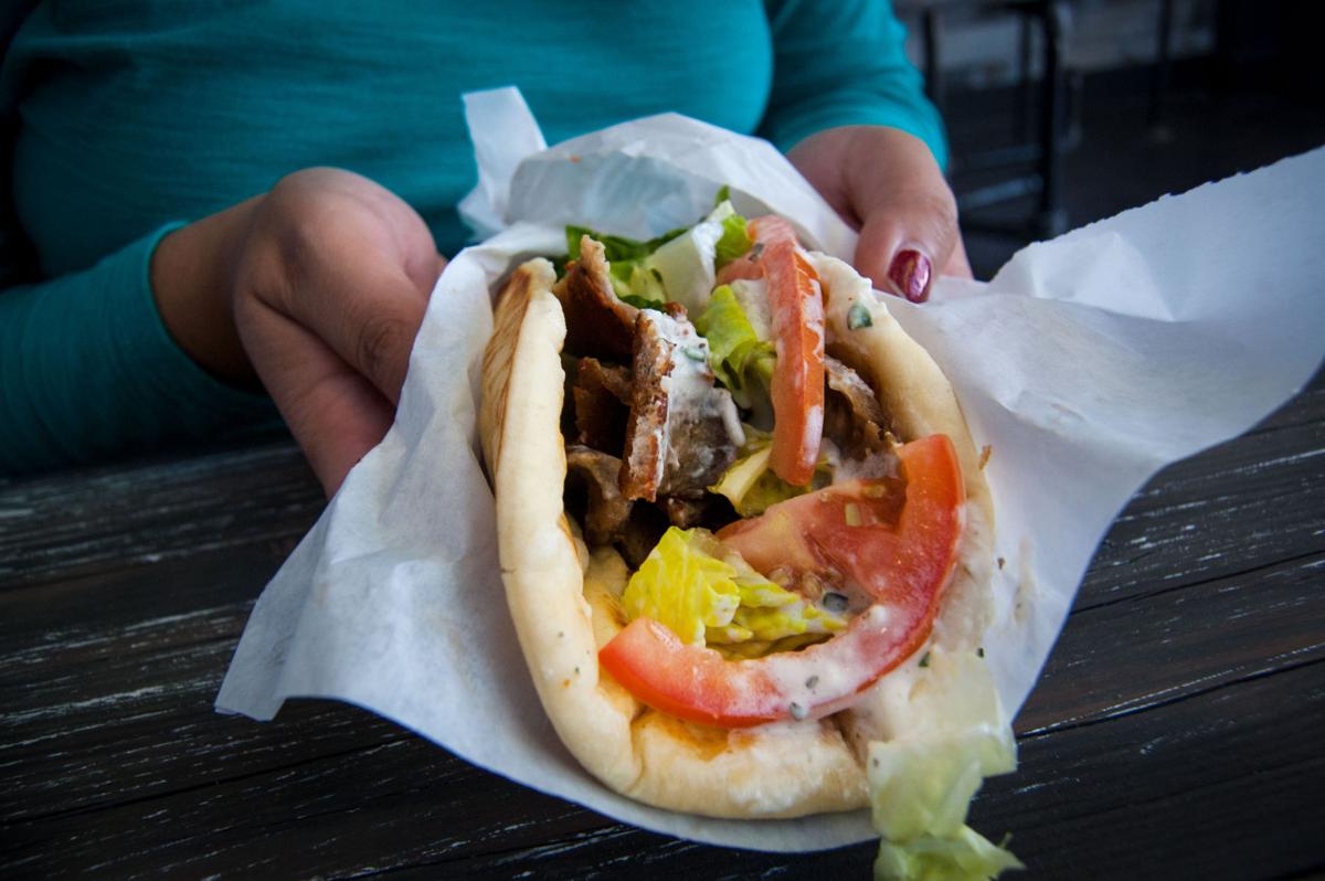 Urban Pita gyro sandwich