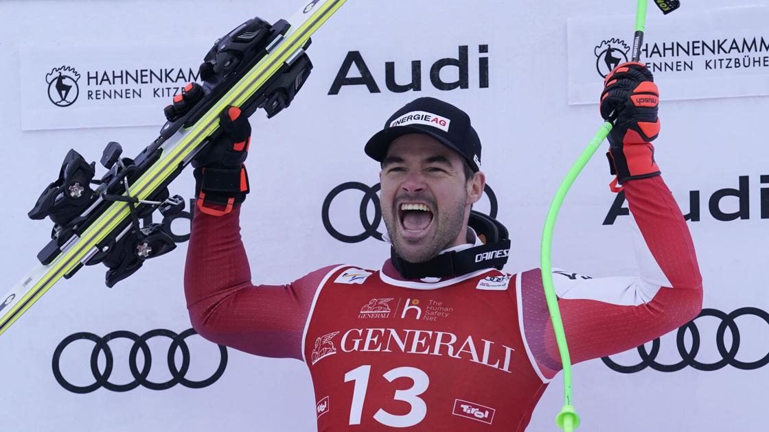 Austrian skier Kriechmayr wins downhill race in Kitzbuehel
