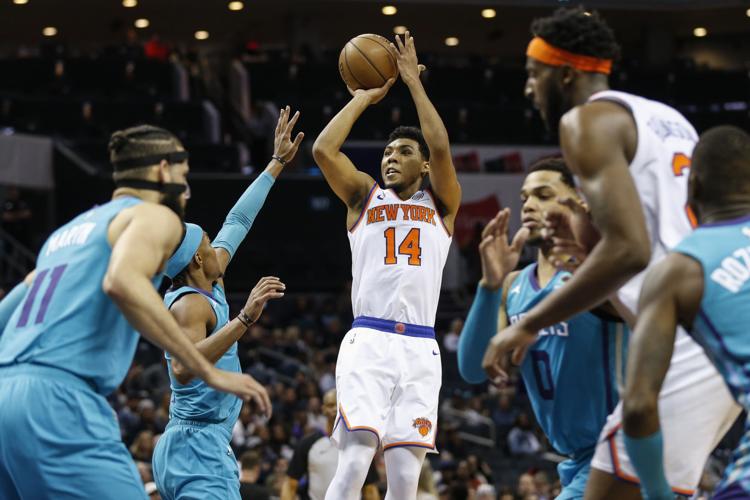 Knicks Hornets Basketball