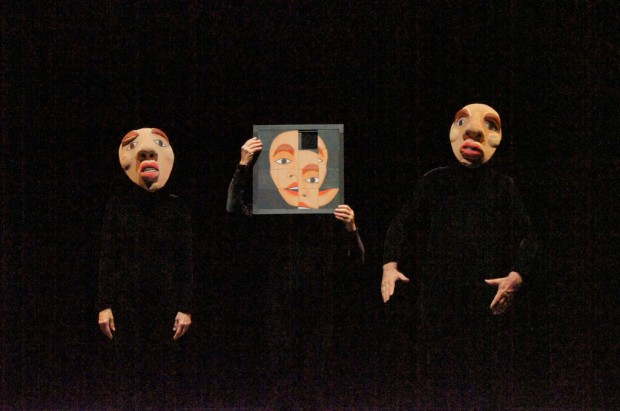 Masks, light, shadows and T.P. tell stories    