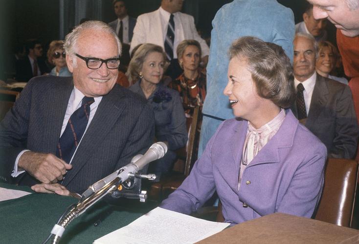 Sandra Day O’Connor and Barry Goldwater