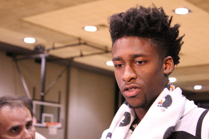 Kobi Simmons interview at Suns workout