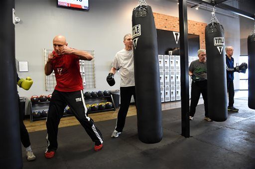 Boxing class helps students beat back Parkinson's disease