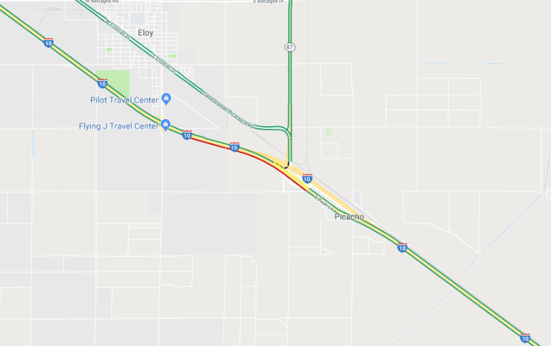 Picacho, I-10 closure