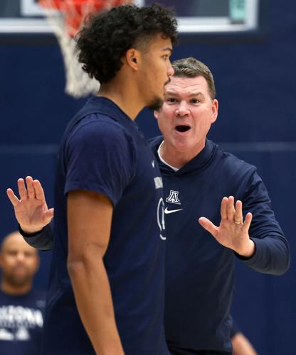 UofA mens basketball practice | Oct. 11, 2024