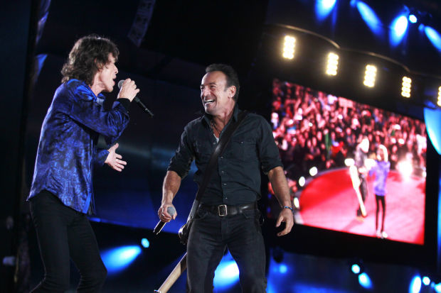 Bruce Springsteen, Mick Jagger