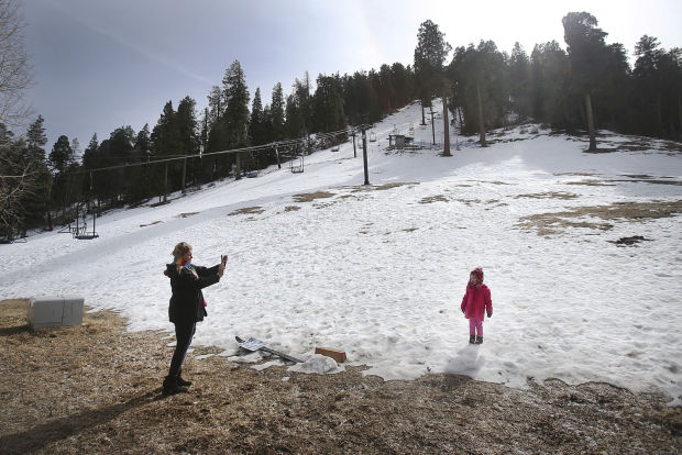 Lack of snow at Ski Valley