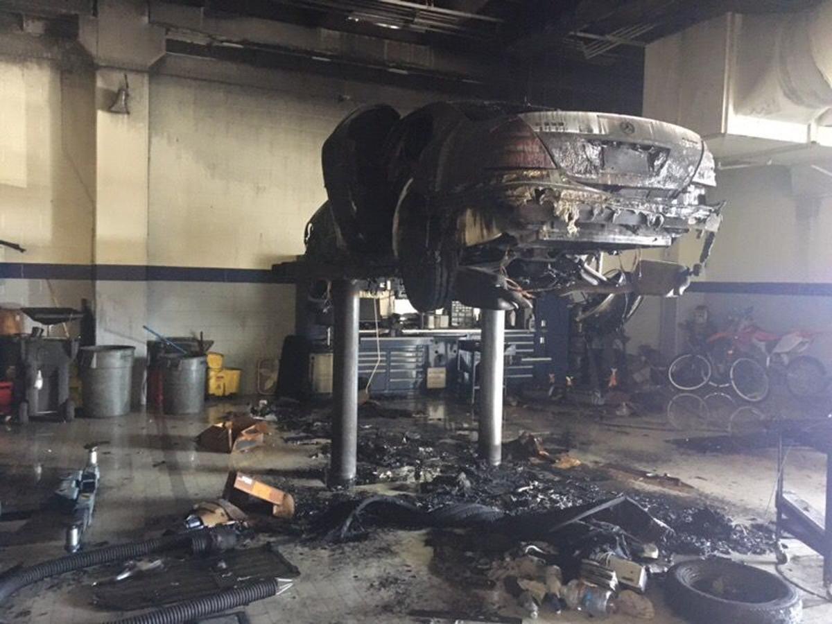 1 Person Injured After Car Fire At Tucson Mercedes Benz Dealership
