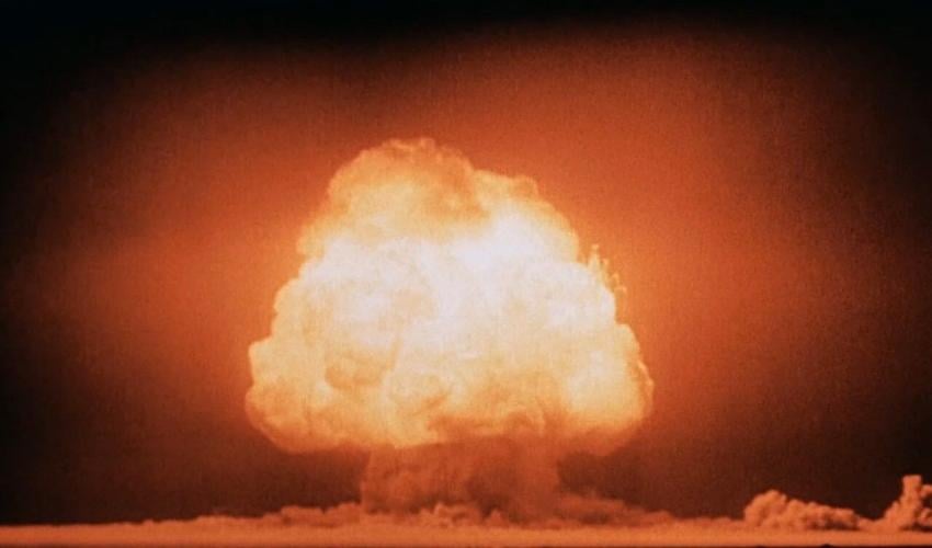 Nuclear bomb test, Trinity Site, New Mexico