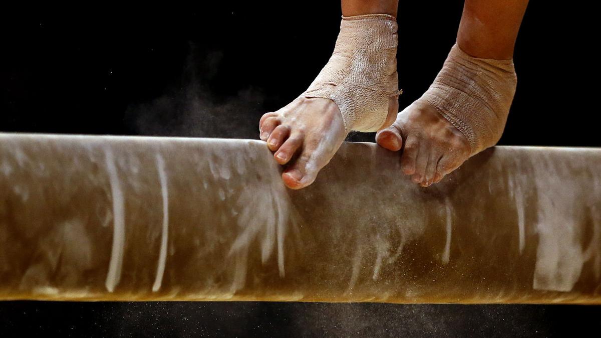 Gymnastics stock image
