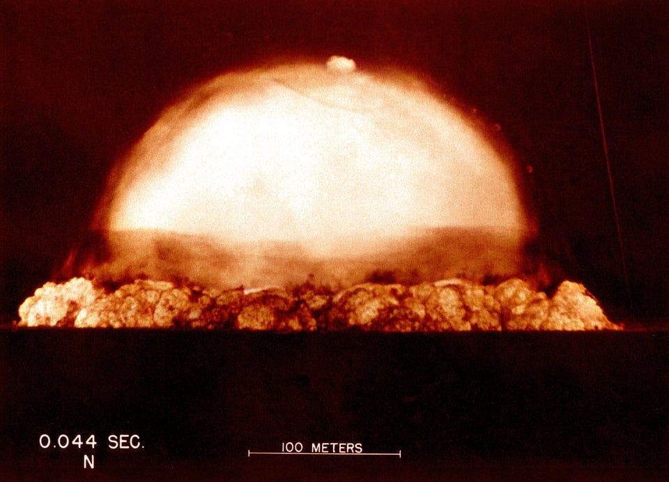 Nuclear bomb test, Trinity Site, New Mexico