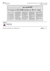 Tom Foust on "the Rivers" internment camp