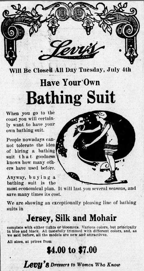 Levi's ad July 2, 1916