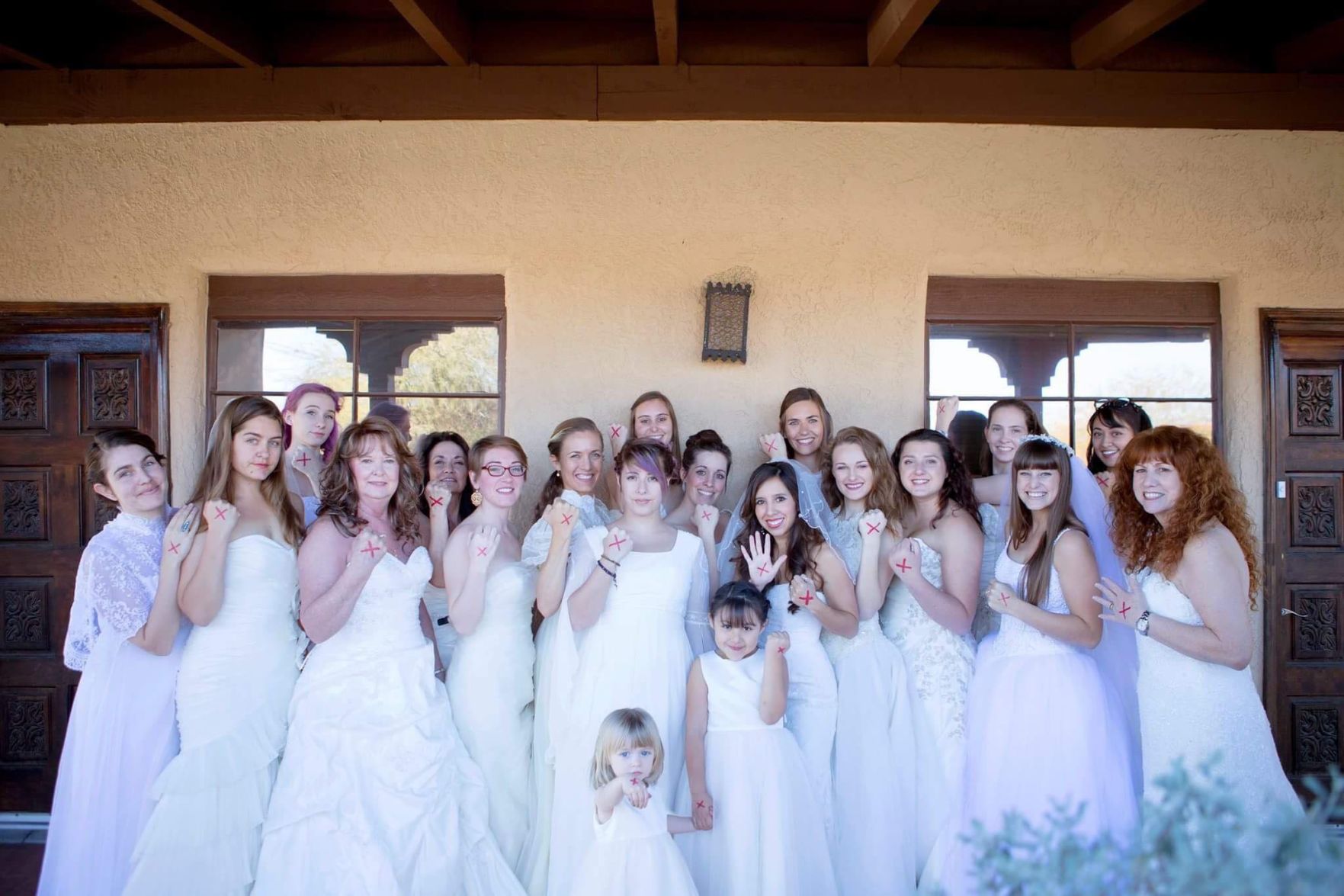 Why were these Tucson women wearing wedding dresses and an ❌ ? tucson life tucson