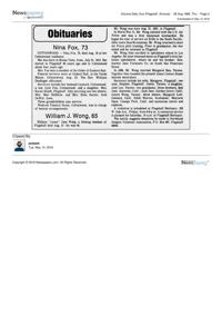 Arizona Daily Sun (Flagstaff) article Aug. 28, 1986