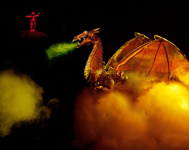 Fire-spitting dragons pounce when circus comes to town    