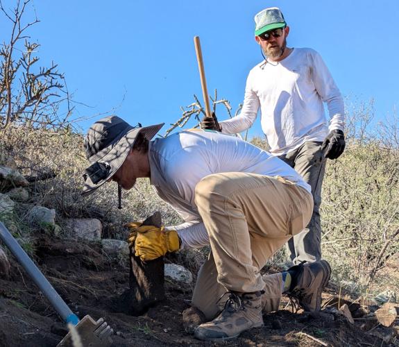 Work on Stone Cactus Trail