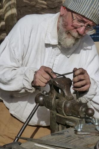 Blacksmith Demos at the Presidio Museum