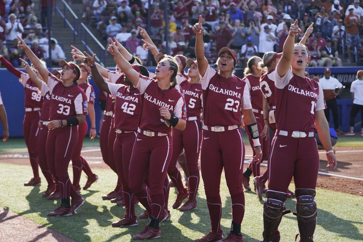 Oklahoma beats Texas, repeats as softball national champs