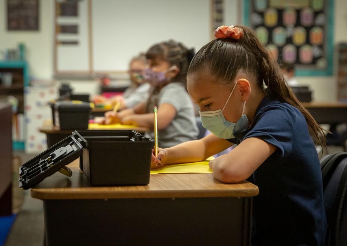 Copper View Elementary School, hybrid instruction