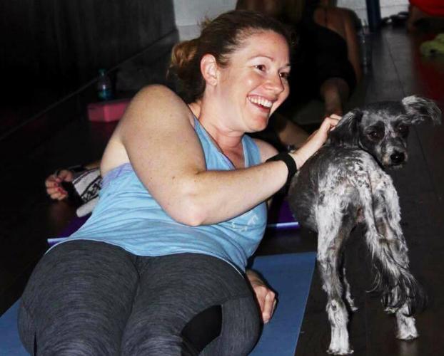 Puppy yoga