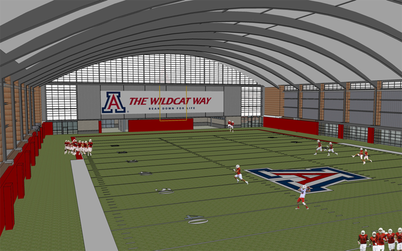 Indoor practice facility