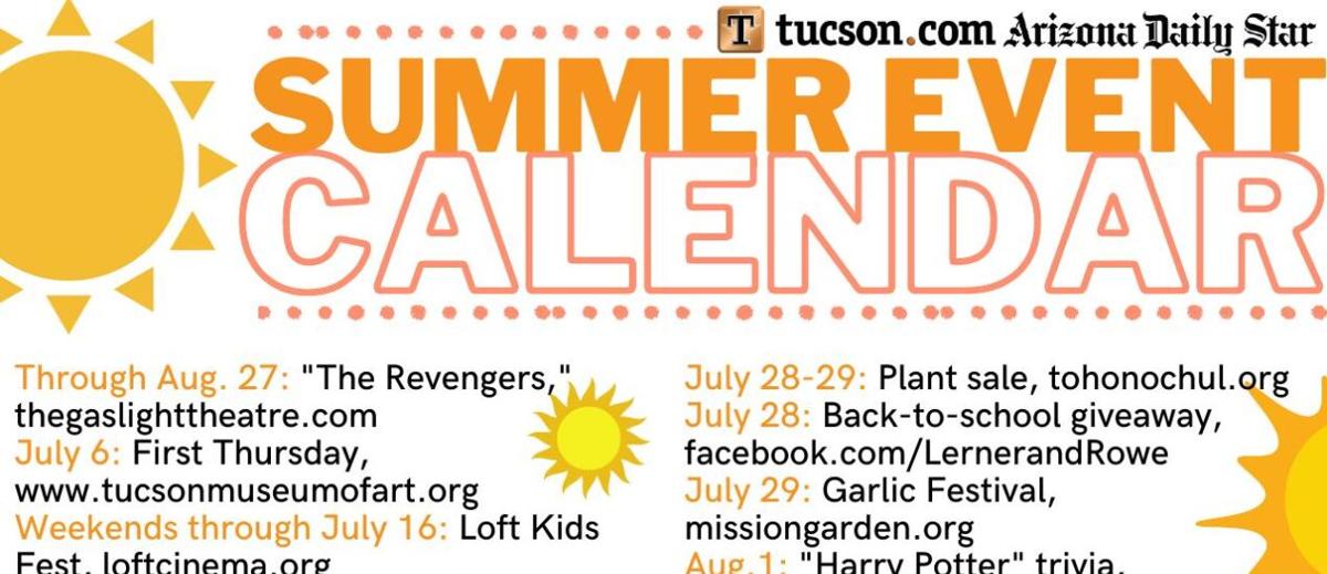 Subscribers can download our summer event calendar