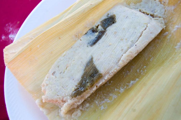 El Antojo green corn tamal
