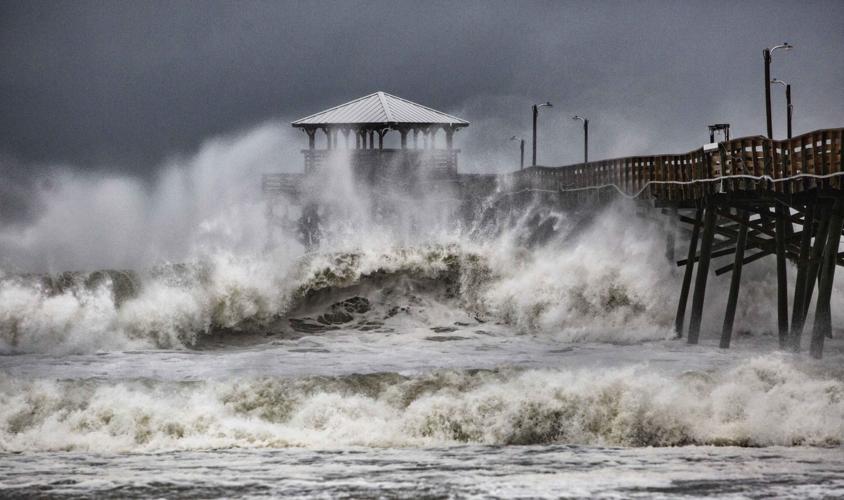 APTOPIX Tropical Weather North Carolina