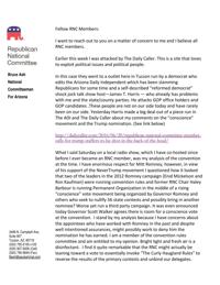 Ash letter to RNC members