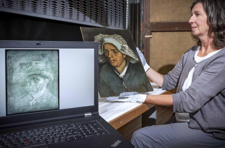 Hidden Van Gogh self-portrait found behind another painting