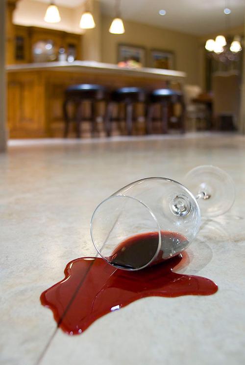 Wine spill