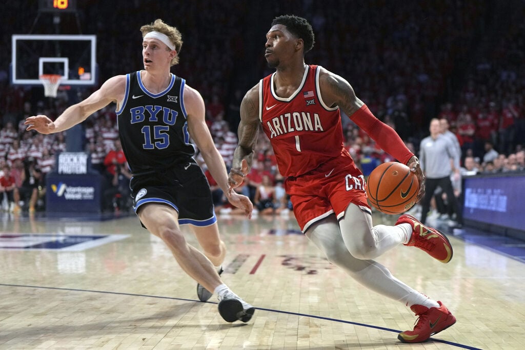 Caleb Love, Arizona basketball Feb 22 2025