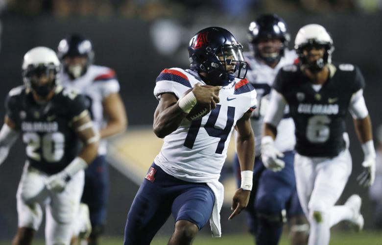 2017: Arizona's Khalil Tate rushes for 327 yards, an FBS record for a quarterback