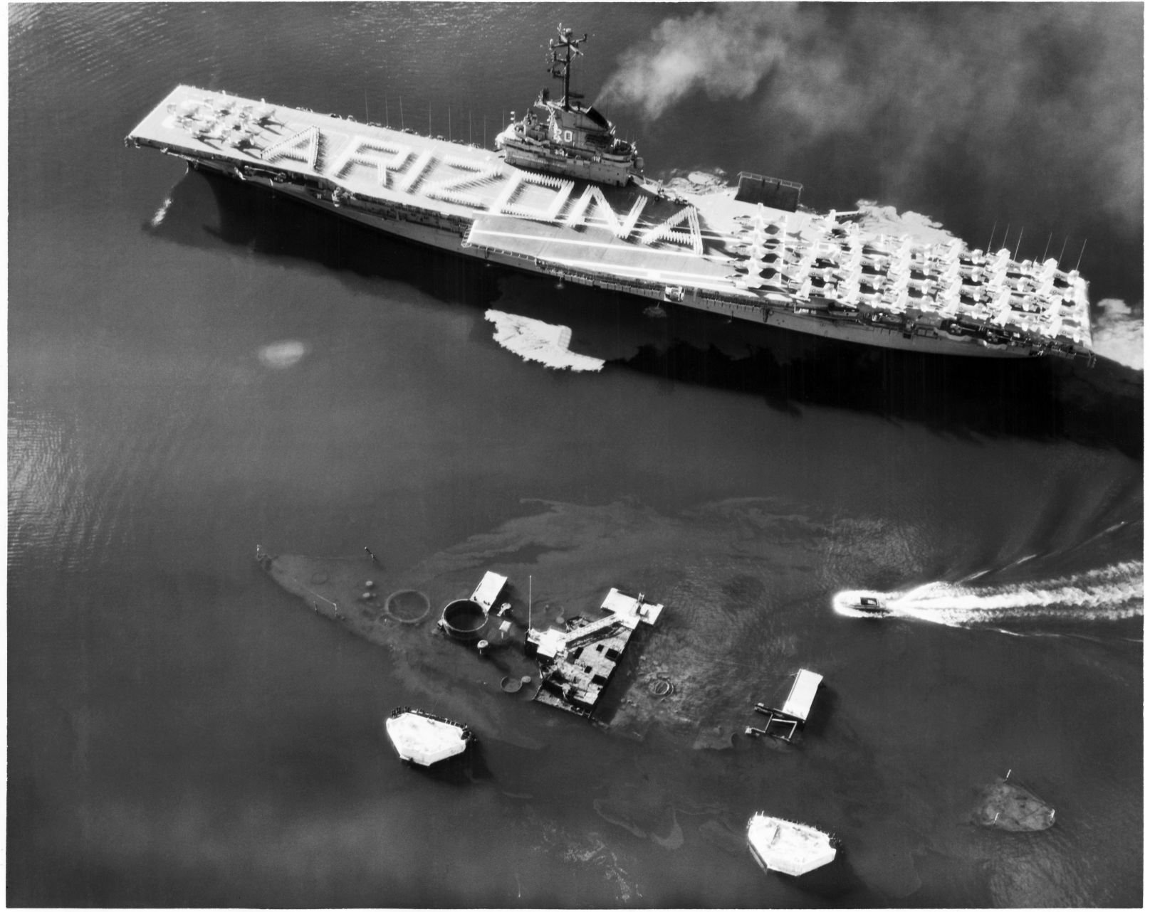 Rarely Seen Photos Of The USS Arizona, Sunk Dec. 7, 1941, In Pearl ...