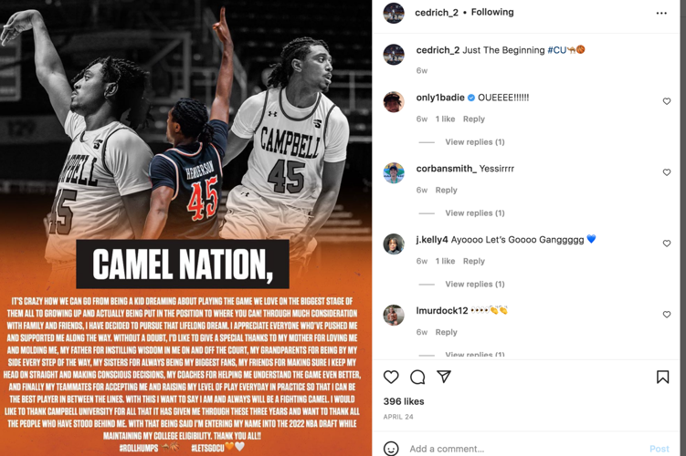 Cedric Henderson NBA Draft