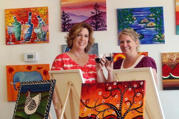 Cabernet, canvas and creativity    