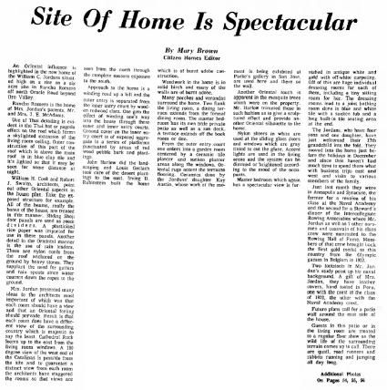 Tucson Citizen article July 4, 1964