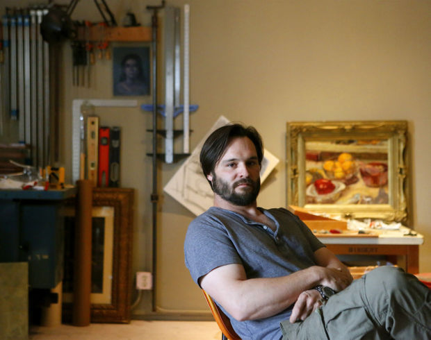 Drab walls hide lively cooperative for artists    