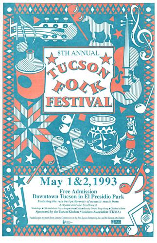 Tucson Folk Festival posters