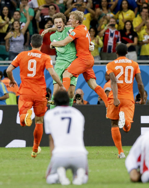 APTOPIX Brazil Soccer WCup Netherlands Costa Rica