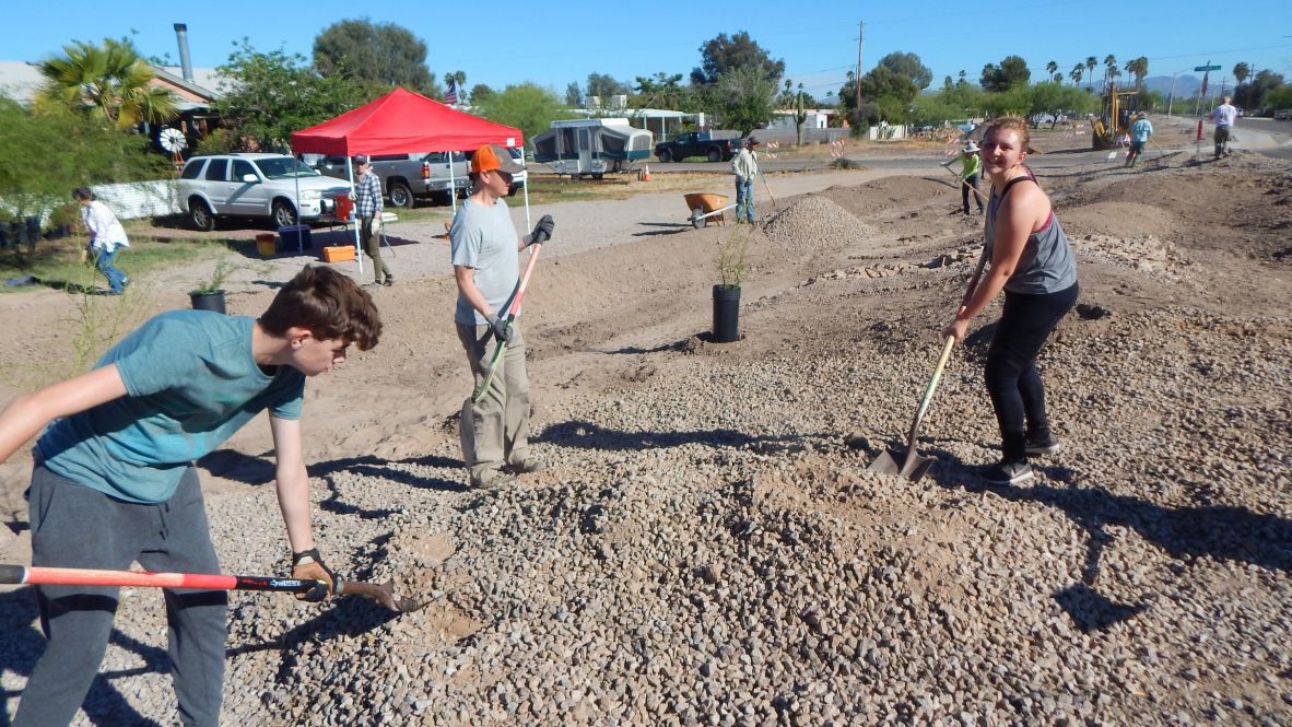 Shannon Road Neighborhood Planting Party — Watershed Management Group at Flowing Wells