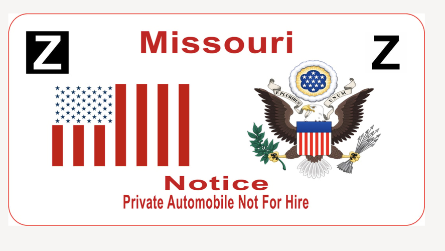 The Mencins' license plate