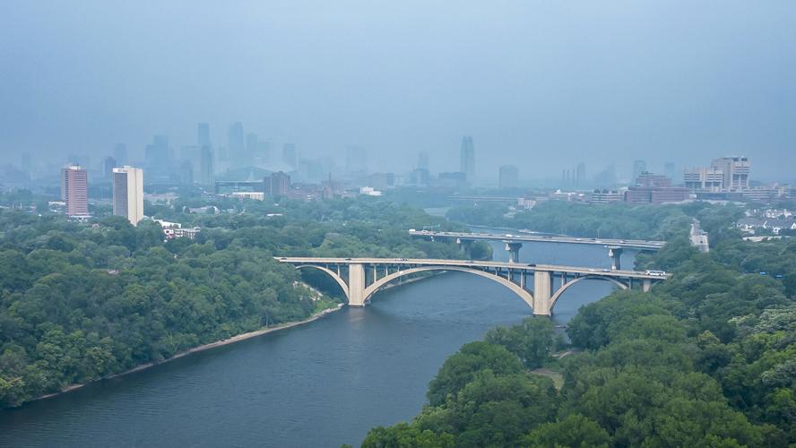 Canada Wildfires Air Quality Great Lakes