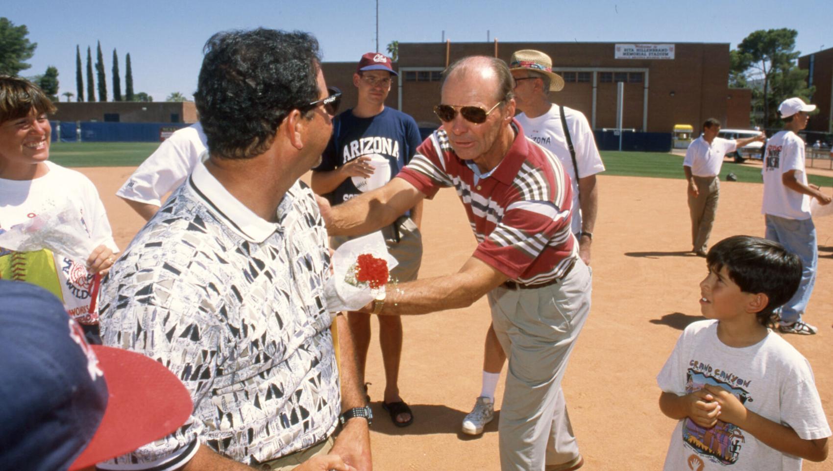 Photos: University of Arizona softball coach Mike Candrea, who