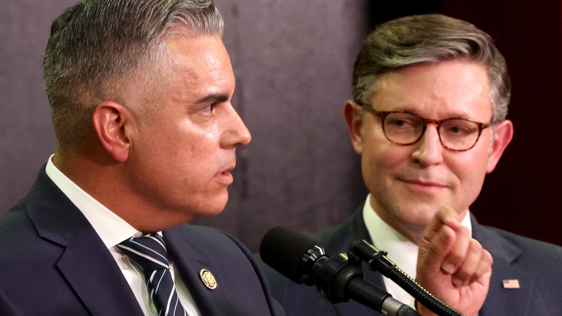 Johnson , Bessent stump for Rep . Ciscomani in Arizona