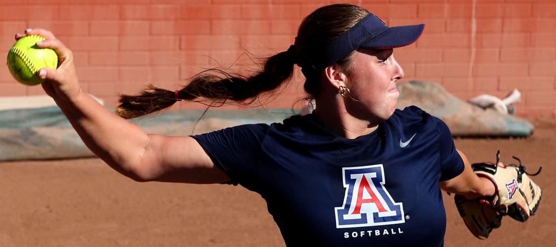 Arizona softball practice