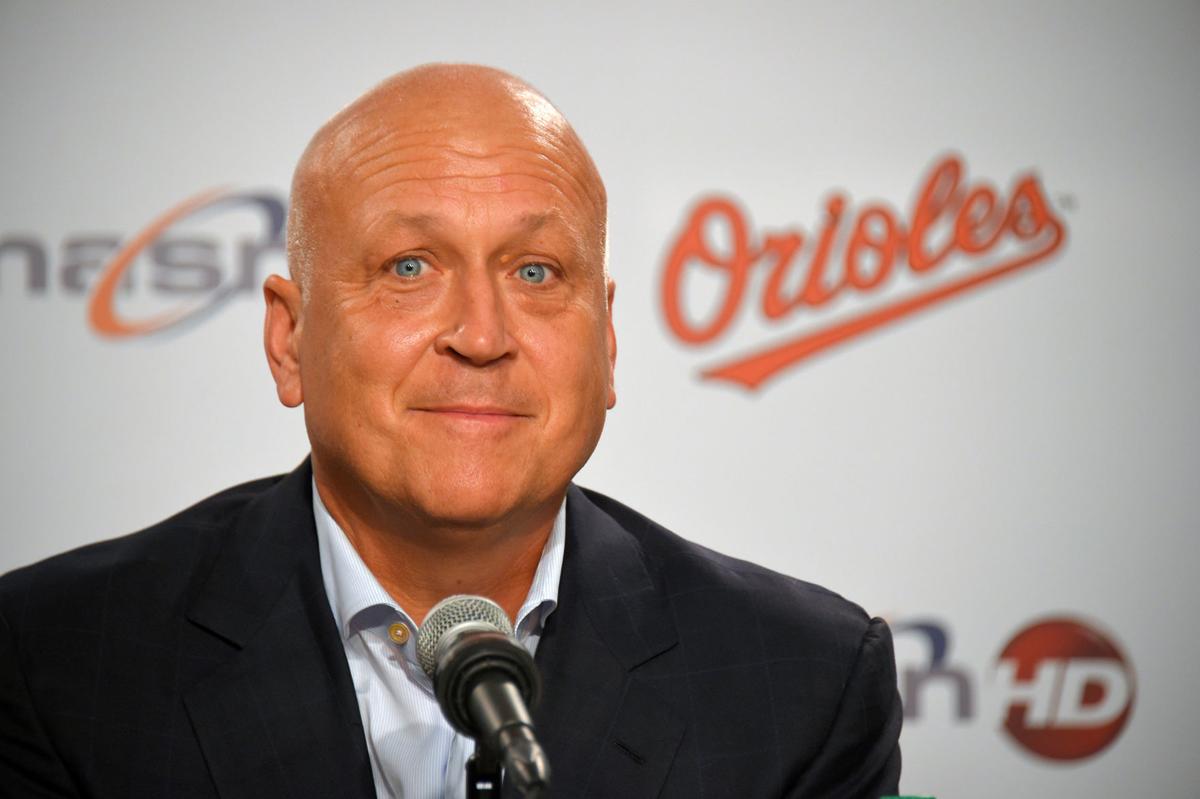 Baseball Hall of Famer, retired Baltimore Orioles infielder Cal Ripken Jr., speaks during a news conference at Oriole Park at Camden Yards in Baltimore on September 1, 2015.