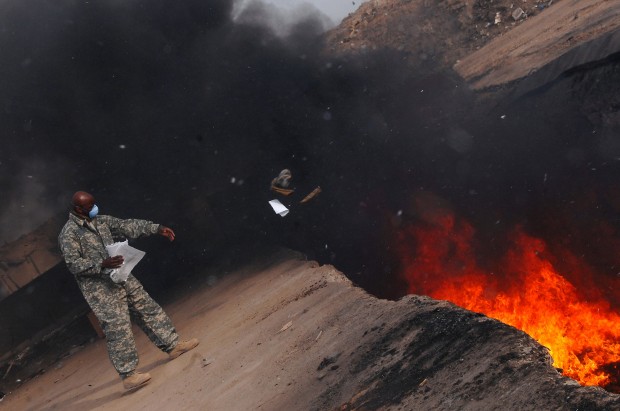 Cancer patient blames toxic burn pits in Iraq   