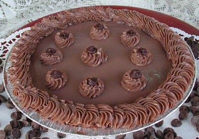 Chocolate mousse pie